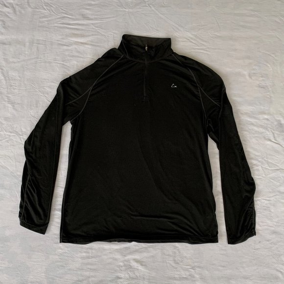 Paradox Long Sleeve Base Layer Merino Blend DriRelease Quarter Zip - Size L - Picture 1 of 4